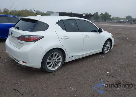 2013 Lexus Ct 200H Hybrid из США, поврежденный, VIN JTHKD5BH0D2160000